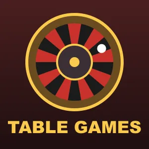 Table Games Viva96 table games tile with a roulette wheel